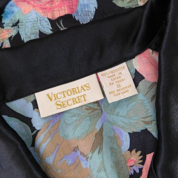 Vintage VICTORIA’S SECRET Gold Label Night Sleep Shirt Chemise Gown Small - Picture 8 of 10